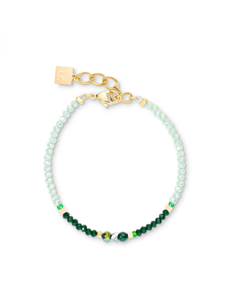 Bracelet Coeur de Lion Amulette Glamorous vert