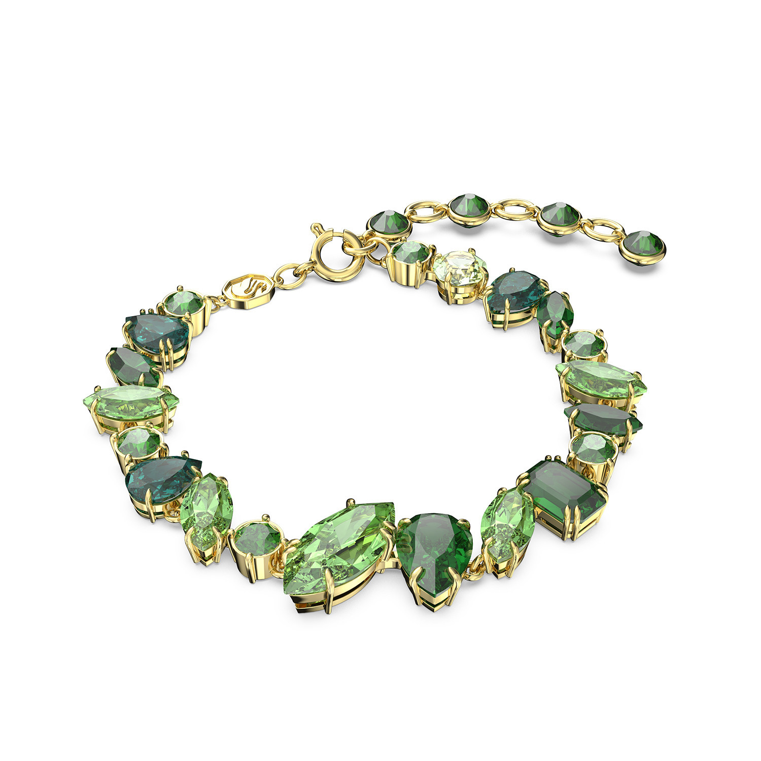 Bracelet Swarovski Gema cristaux verts
