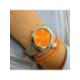 Coffret femme ROXANE Cadran orange bracelet acier
Pierre Lannier x Les Interchangeables Edition Limitée