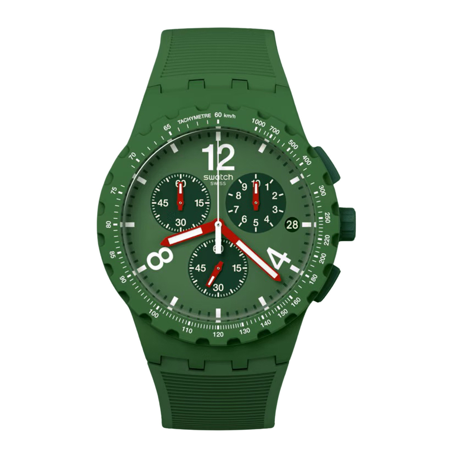 Montre Swatch Chrono Primarily Green