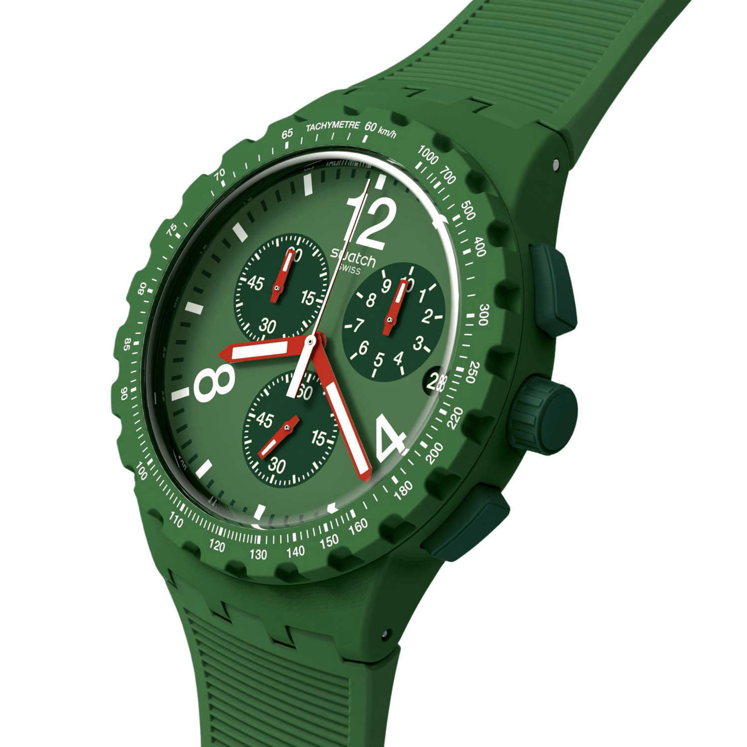 Montre Swatch Chrono Primarily Green
