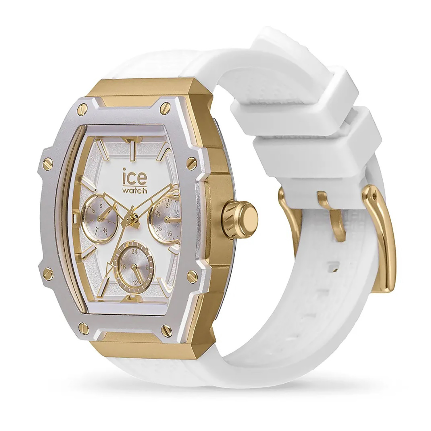 Montre femme Ice Watch Ice Boliday White Gold alu