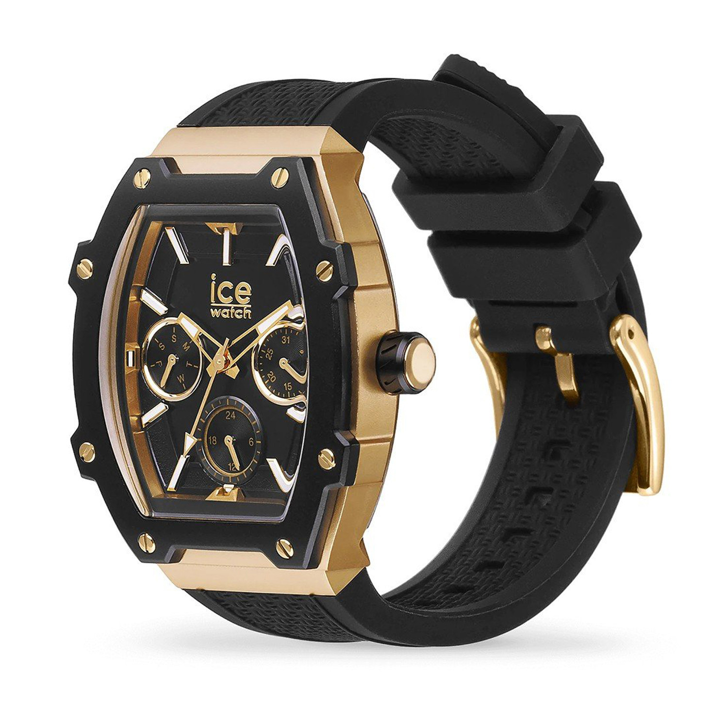 Montre femme Ice Watch Ice Boliday Black Gold alu