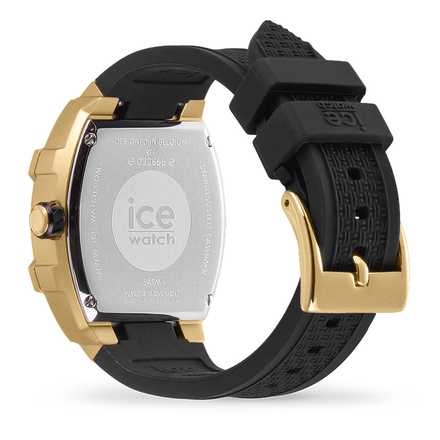 Montre femme Ice Watch Ice Boliday Golden Black alu