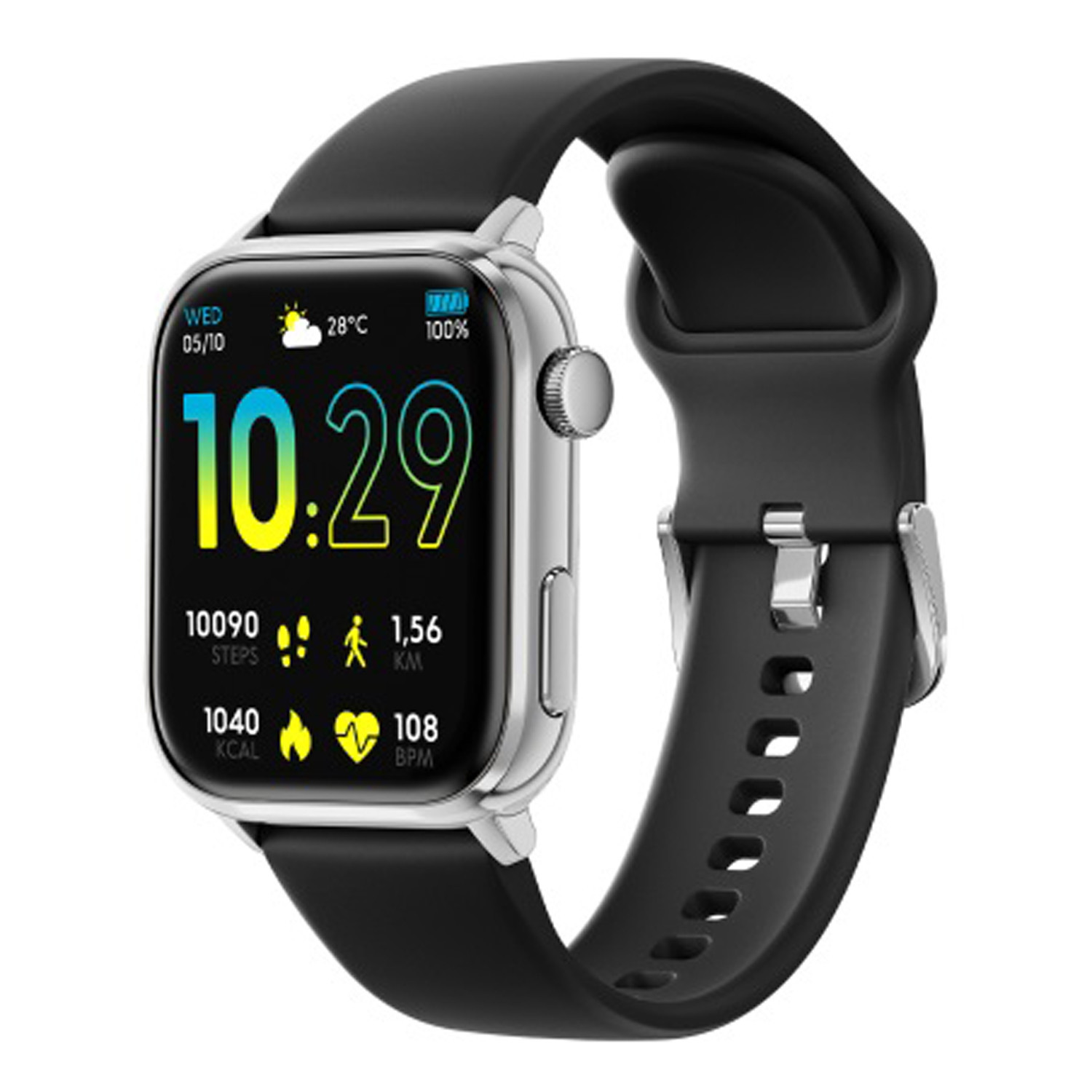 Montre connectée Ice Watch Smart two amoled
silver/black