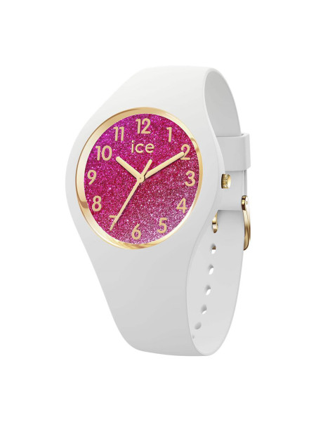 Montre femme Ice Watch glitter white pink S (34)