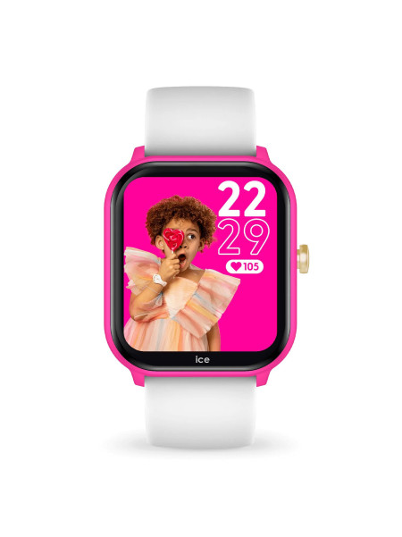 Montre connectée Ice Watch smart junior 2.0
Flashy pink White