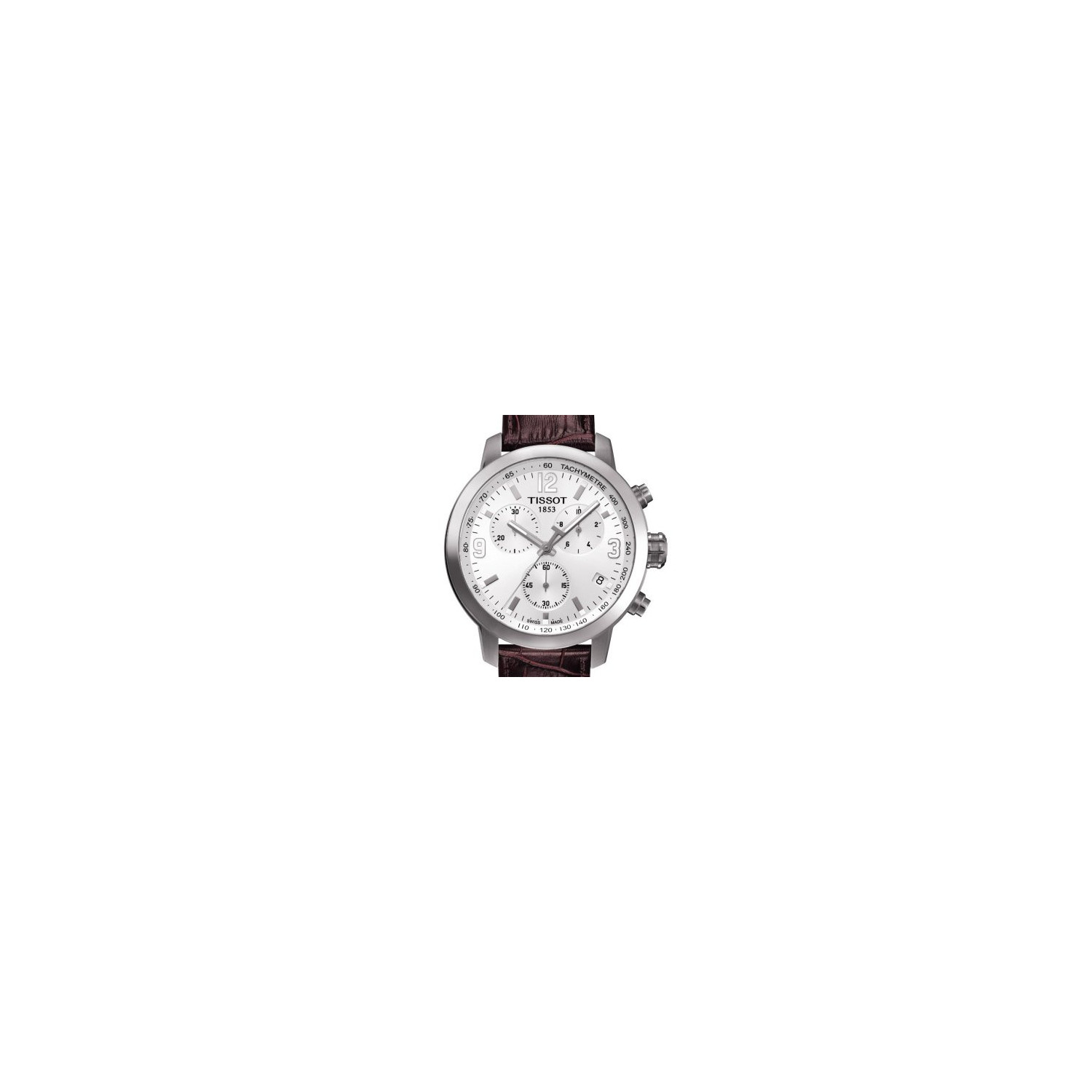 Montre Tissot PRC 200 chronographe marron