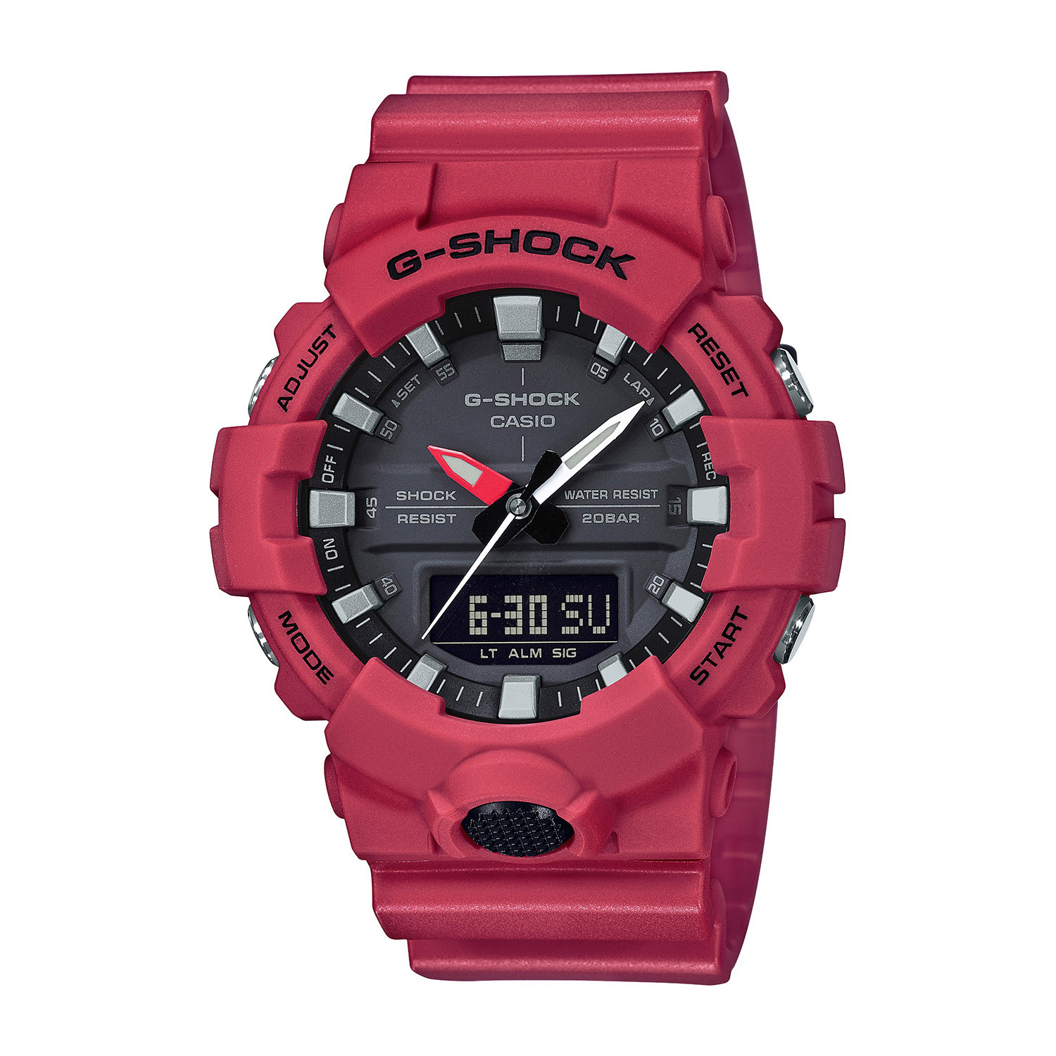 Montre Casio G-Shock rouge GA-800-4AER