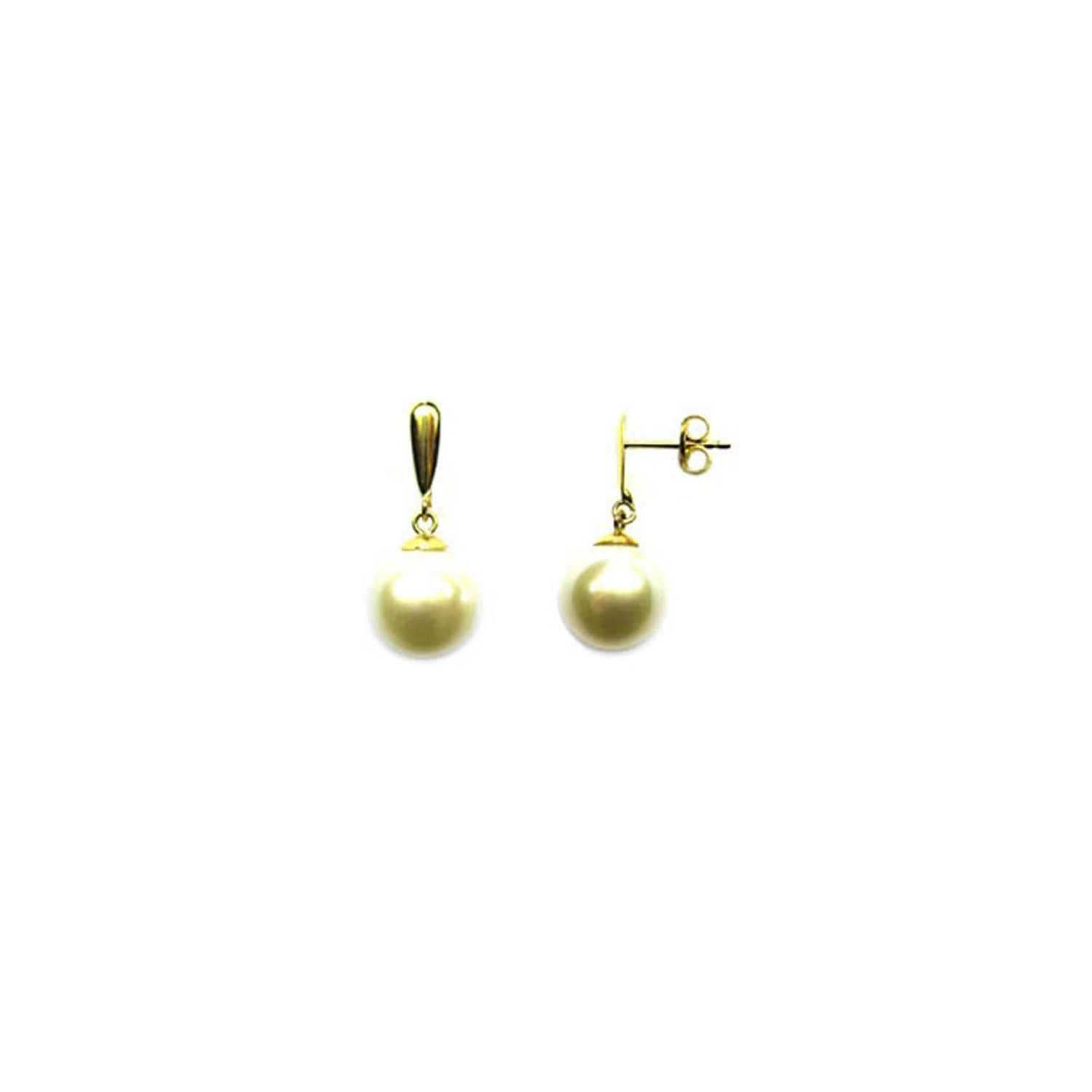 Boucles d'oreilles perles de culture 8,5/9 mm or