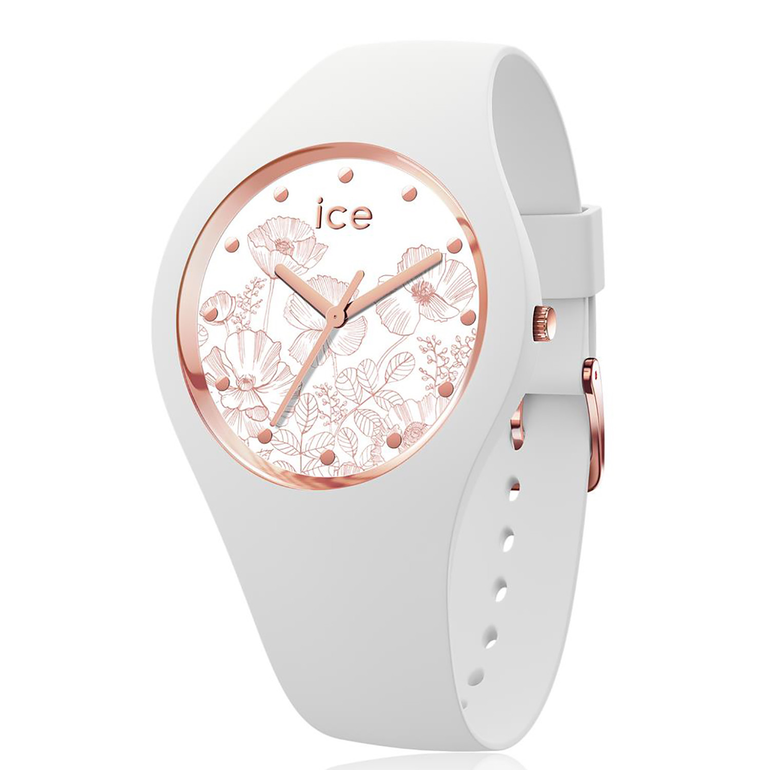 Montre Ice Watch Flower Spring White Small
