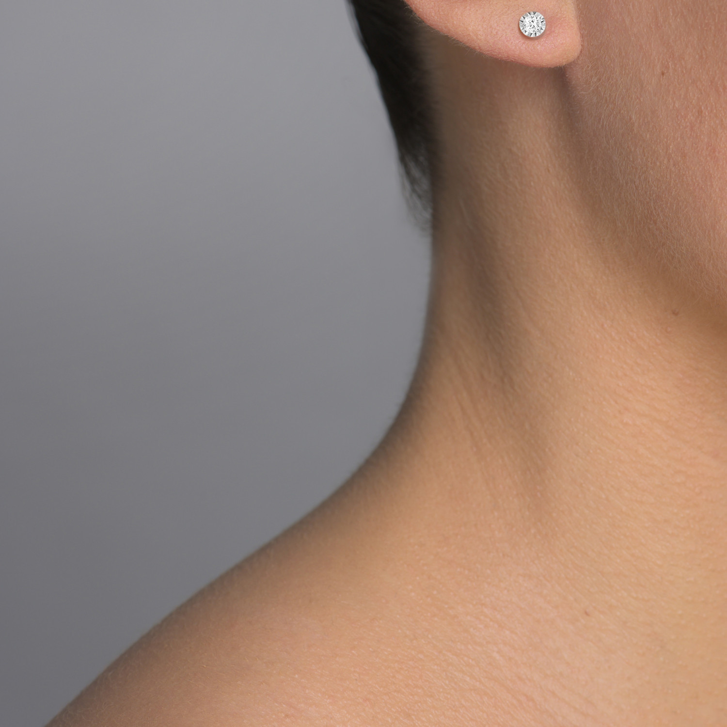 Boucles d'oreilles Brillaxis diamants 0.10 carats