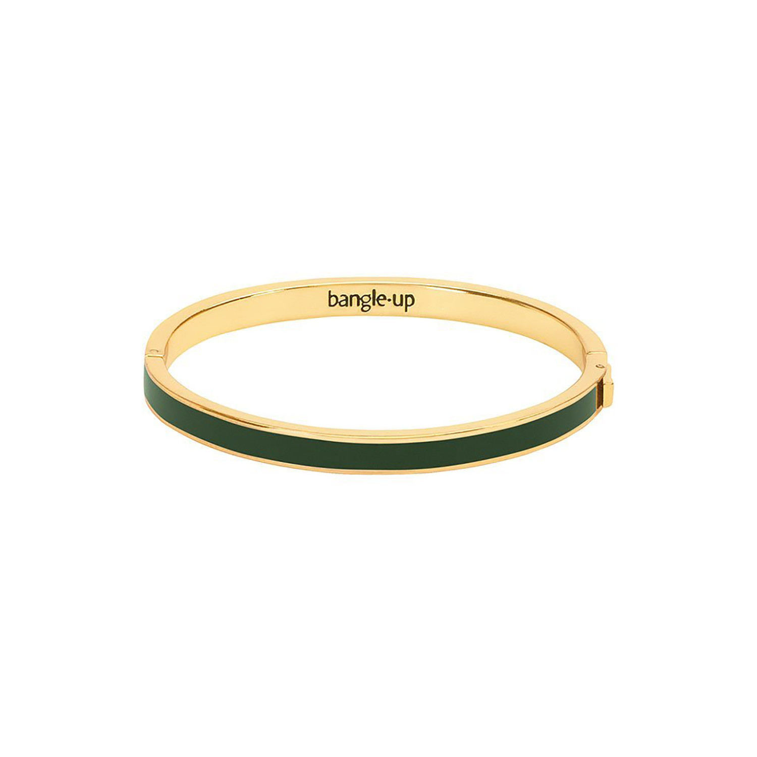 Bracelet jonc Bangle Up vert loup 0.5cm