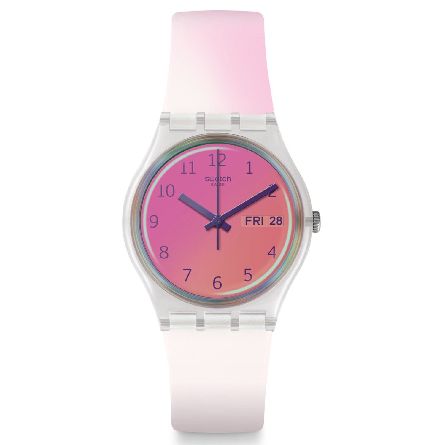 Montre femme Swatch Ultrafushia
c ollection transformation