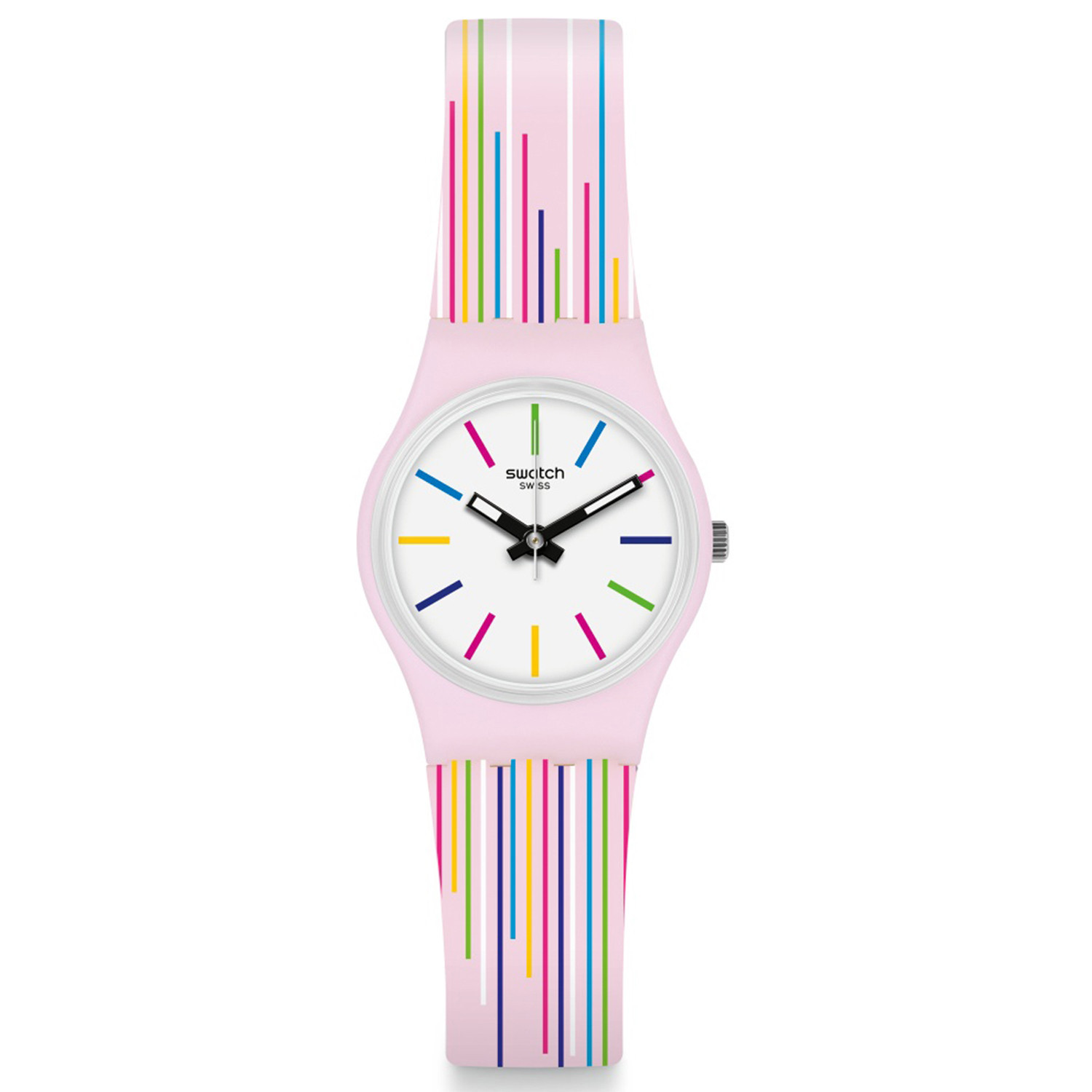 Montre femme Swatch Pink Mixing
collection I Love your Folk