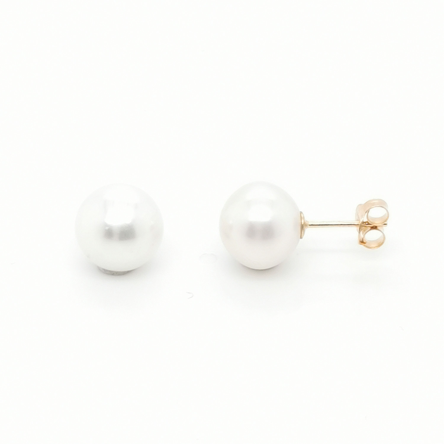 Boucles d'oreilles perles de culture or 4.5/5 mm