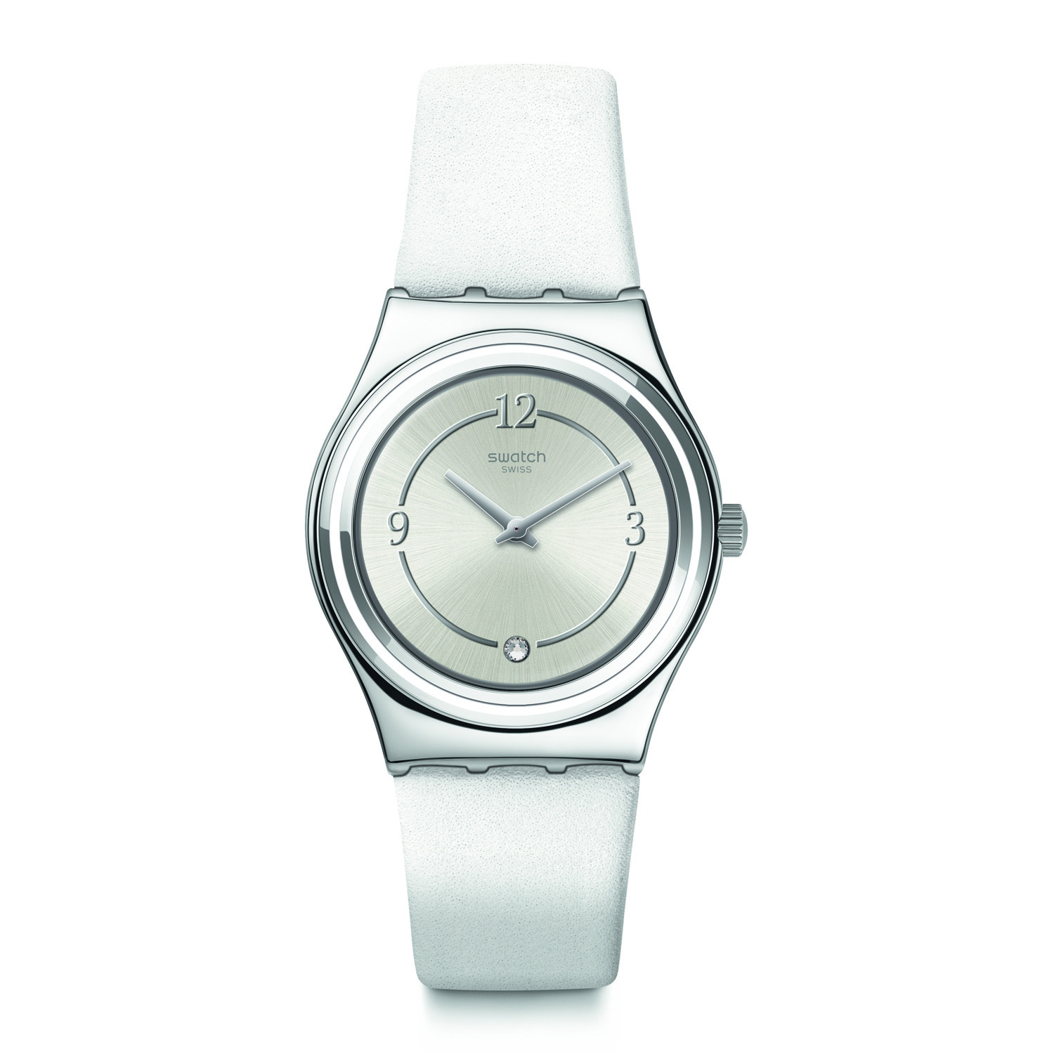 Montre femme Swatch Madame Blanchette
collection Core Refresh