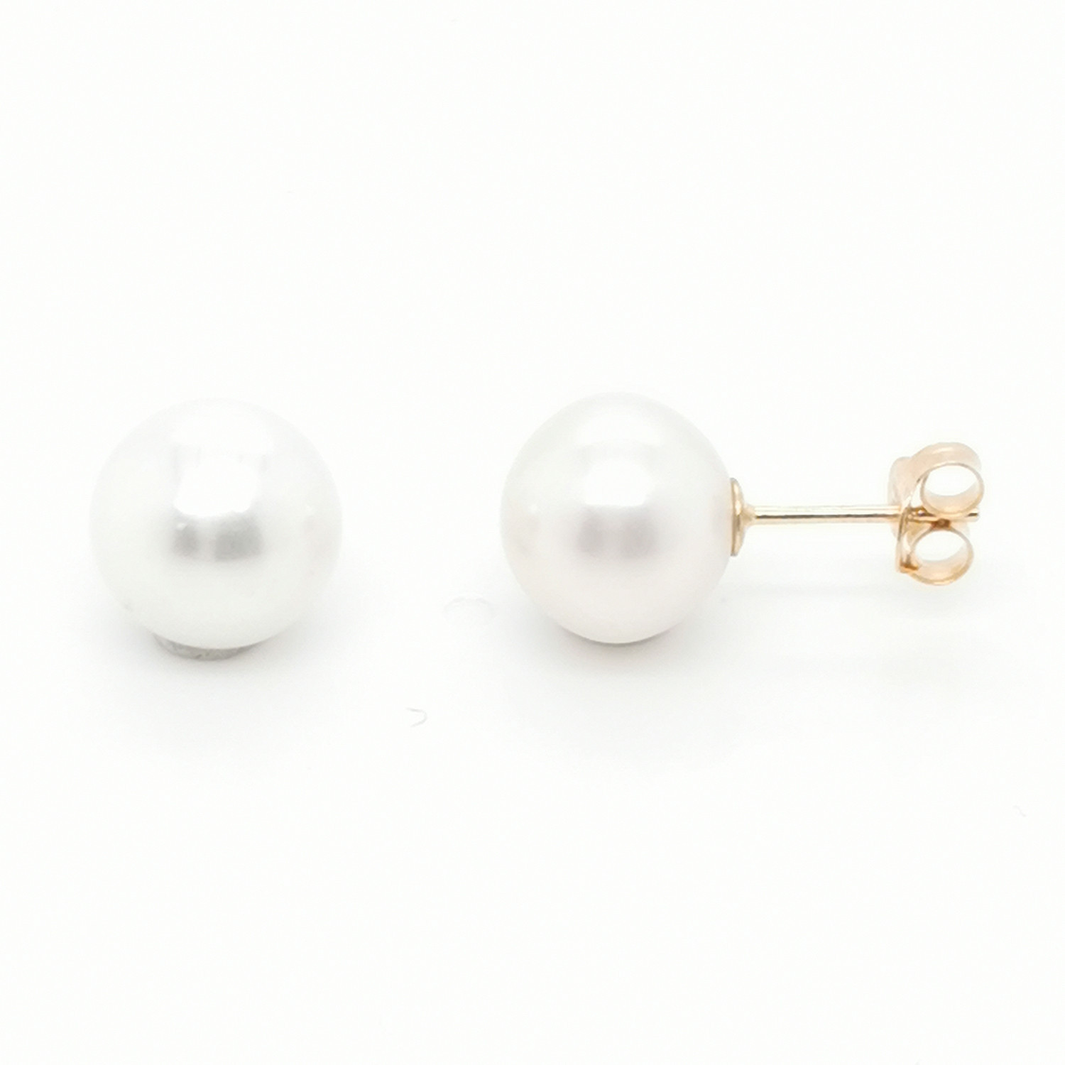 Boucles d'oreilles perles de culture or 3.5/4 mm
