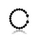 Bracelet Lauren Steven Agate Noire Buddha
6mm/L
